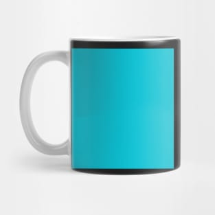 Back to School Solid Color: Bright Teal Blue Mug